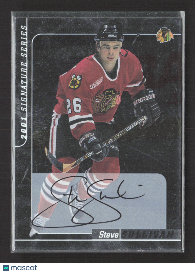 2001 In The Game Signature Series Steve Sullivan #98 auto Auto