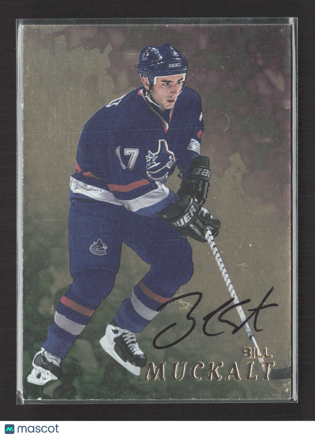 1998 Be A Player Bill Muckalt #291 auto Auto
