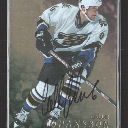 1998 In The Game Be A Player Calle Johansson #297 auto Auto