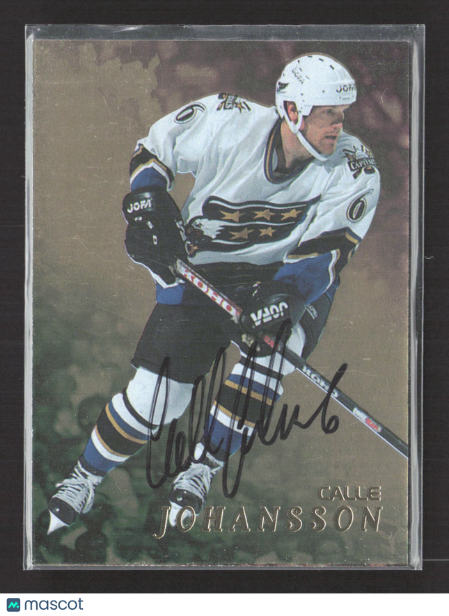 1998 In The Game Be A Player Calle Johansson #297 auto Auto