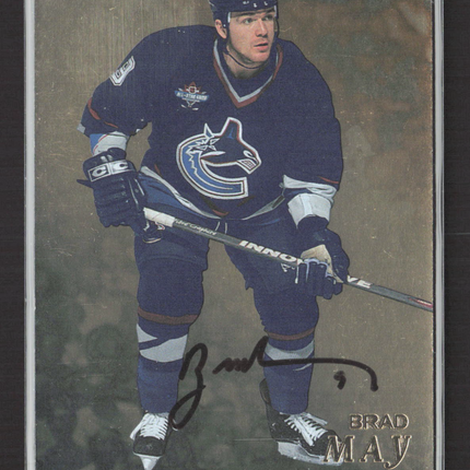 1998 Be A Player Brad May #293 auto Auto