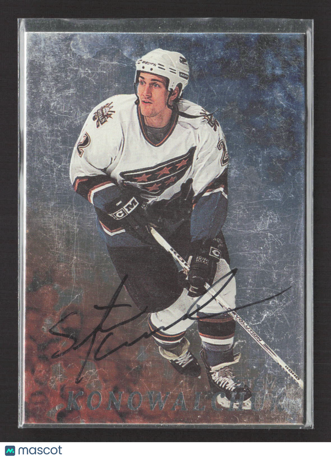 1998 Be A Player Steve Konowalchuk #148 auto Auto