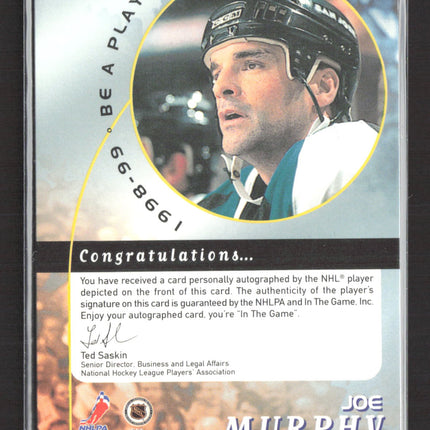 1998 Be A Player Joe Murphy #271 auto Auto
