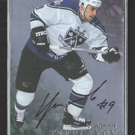 1998 Be A Player Vladimir Tsyplakov #213 auto Auto