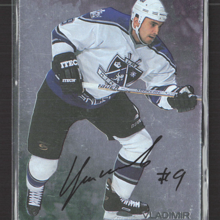 1998 Be A Player Vladimir Tsyplakov #213 auto Auto