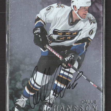 1998 In The Game Be A Player Calle Johansson #297 auto Auto
