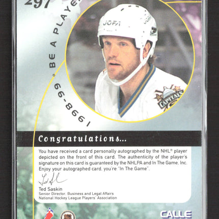 1998 Be A Player Calle Johansson #297 auto Auto