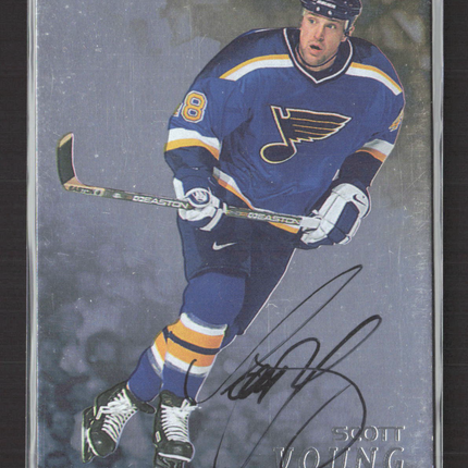 1998 In The Game Be A Player Scott Young #278 auto Auto