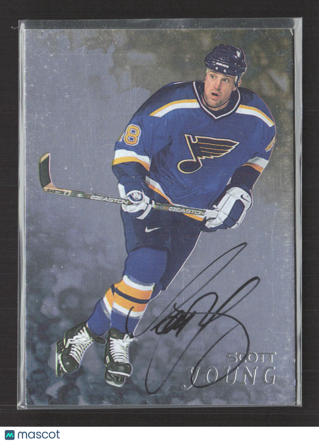 1998 In The Game Be A Player Scott Young #278 auto Auto