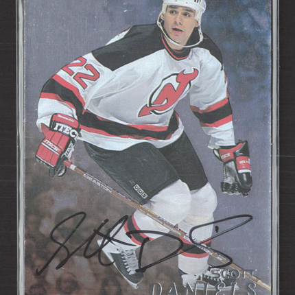 1998 In The Game Be A Player Scott Daniels #229 auto Auto