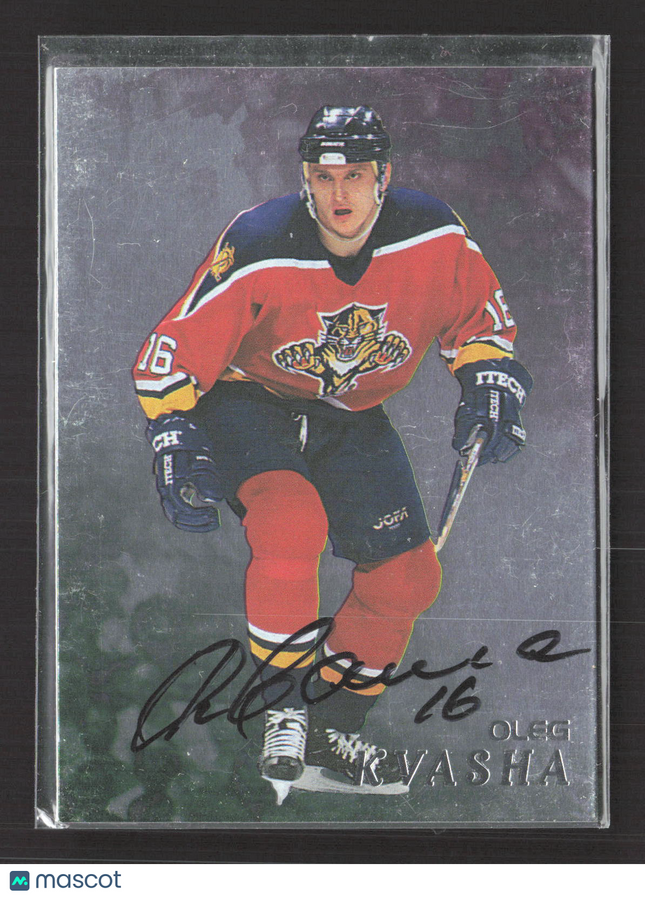 1998 Be A Player Oleg Kvasha #210 auto Auto