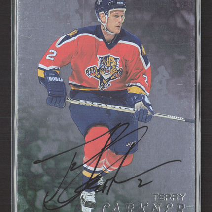 1998 Be A Player Terry Carkner #207 auto Auto