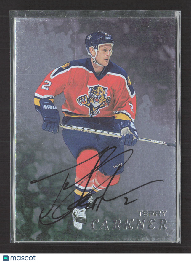 1998 Be A Player Terry Carkner #207 auto Auto