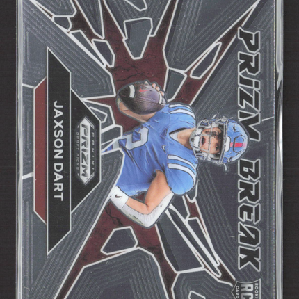 2025 Panini Prizm Draft Picks Prizm Break Jaxson Dart #10 RC