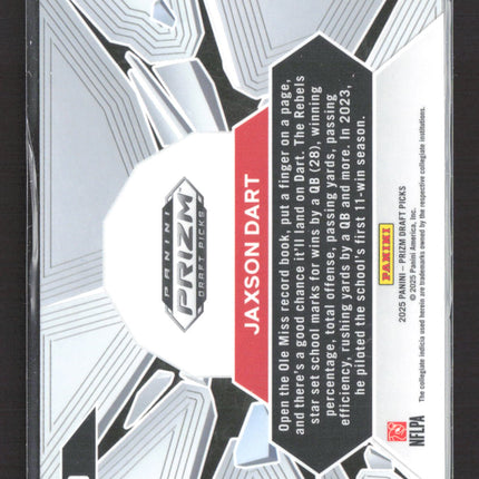 2025 Panini Prizm Draft Picks Prizm Break Jaxson Dart #10 RC