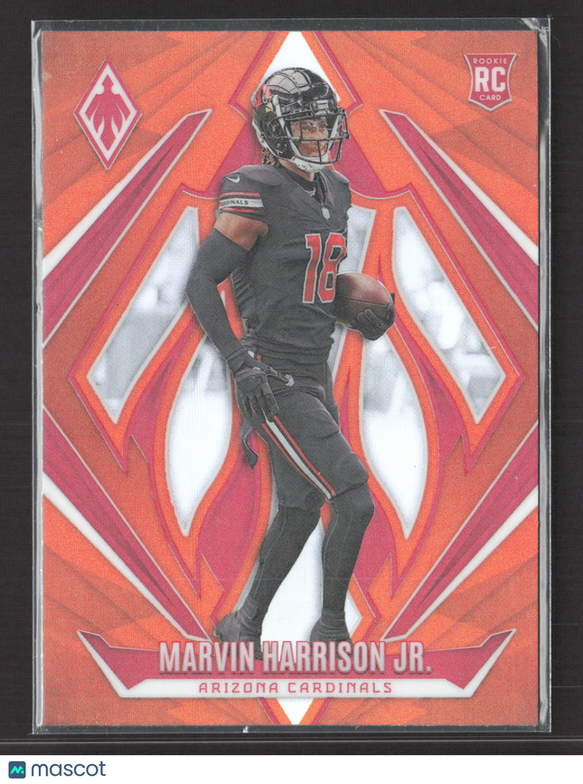 2025 Panini Phoenix Football Marvin Harrison Jr. #226 RC orange