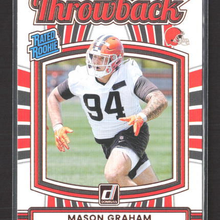 2025 Panini Donruss Throwback Mason Graham #40