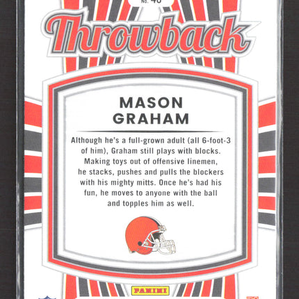 2025 Panini Donruss Throwback Mason Graham #40