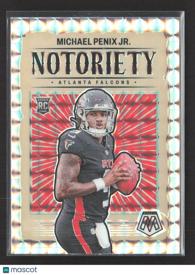 2024 Panini Mosaic Prizm Notoriety Michael Penix Jr. #20 RC