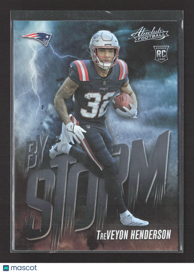 2025 Panini Absolute Football By Storm TreVeyon Henderson #19 RC