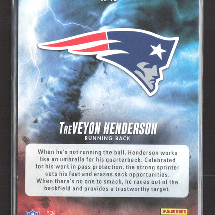2025 Panini Absolute Football By Storm TreVeyon Henderson #19 RC