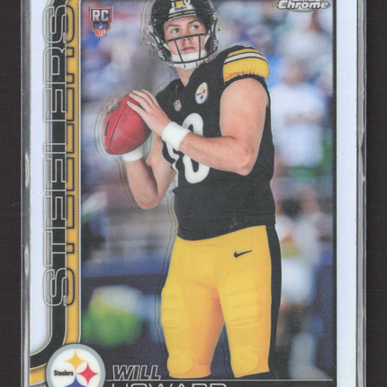 2025 Topps Chrome Will Howard #321 Refractor RC