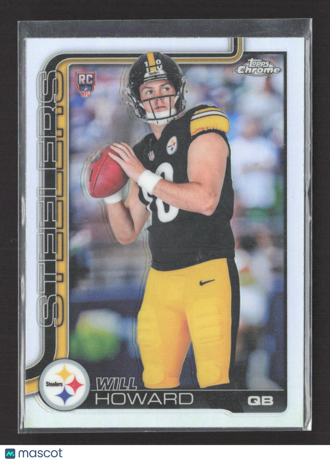 2025 Topps Chrome Will Howard #321 Refractor RC