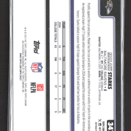 2025 Topps Chrome Ashton Jeanty RC