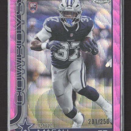 2025 Topps Chrome Phil Mafah #310 Pink Wave RC /250