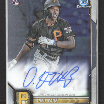 2022 Topps Bowman Chrome Oneil Cruz #CRA-OC RC auto