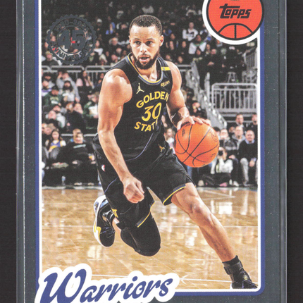 2025 Topps 1980-81 Basketball Stephen Curry #80BK-89 Silver