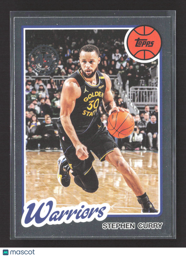 2025 Topps 1980-81 Basketball Stephen Curry #80BK-89 Silver