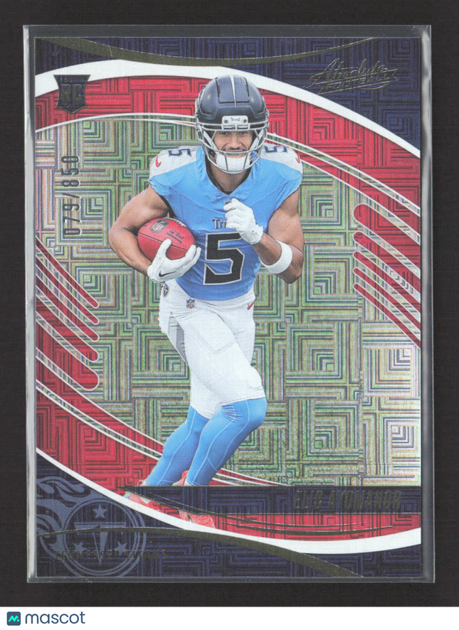 2025 Panini Absolute Football Elic Ayomanor #122 RC red /850