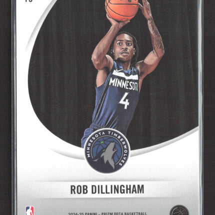 2025 Panini Prizm Deca Downtown Bound Rob Dillingham #19 RC
