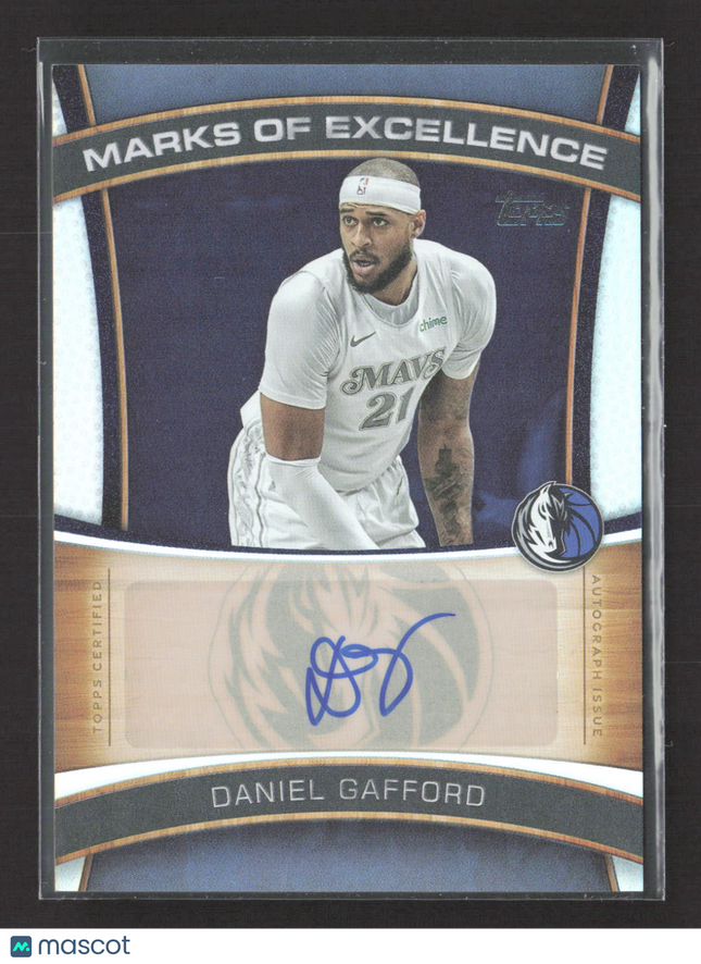 2025 Topps Marks of Excellence Daniel Gafford #ME-DG auto