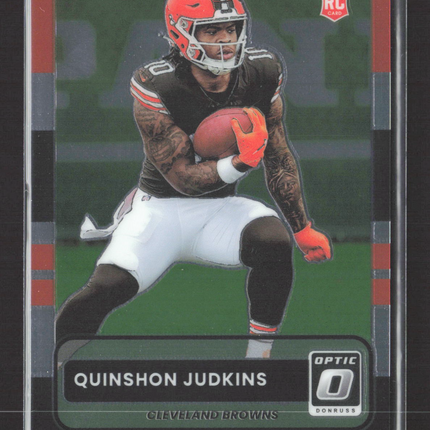 2025 Panini Donruss Optic Football Quinshon Judkins #12 RC