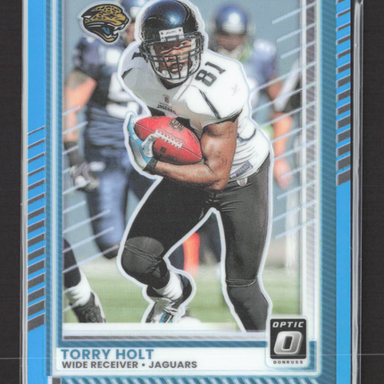 2025 Panini Donruss Optic Torry Holt #91 Blue Prizm 319/349