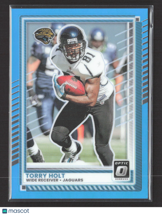 2025 Panini Donruss Optic Torry Holt #91 Blue Prizm 319/349