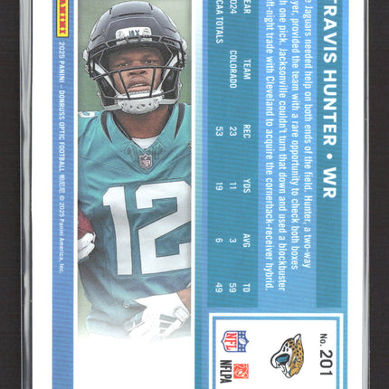 2025 Panini Donruss Optic Travis Hunter #201