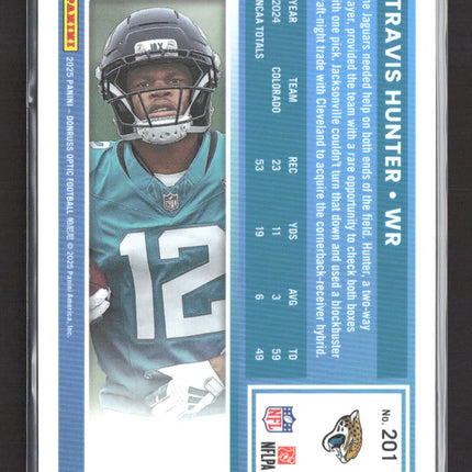 2025 Panini Donruss Optic Travis Hunter #201