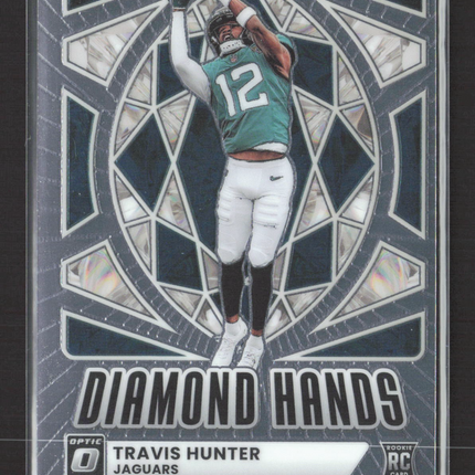 2025 Panini Donruss Optic Diamond Hands Travis Hunter #1 RC