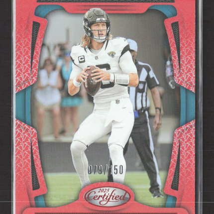 2025 Panini Certified Trevor Lawrence #47 orange 079/150