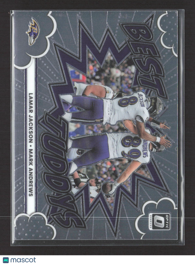2025 Panini Donruss Optic Best Tuddys Lamar Jackson Mark Andrews #15