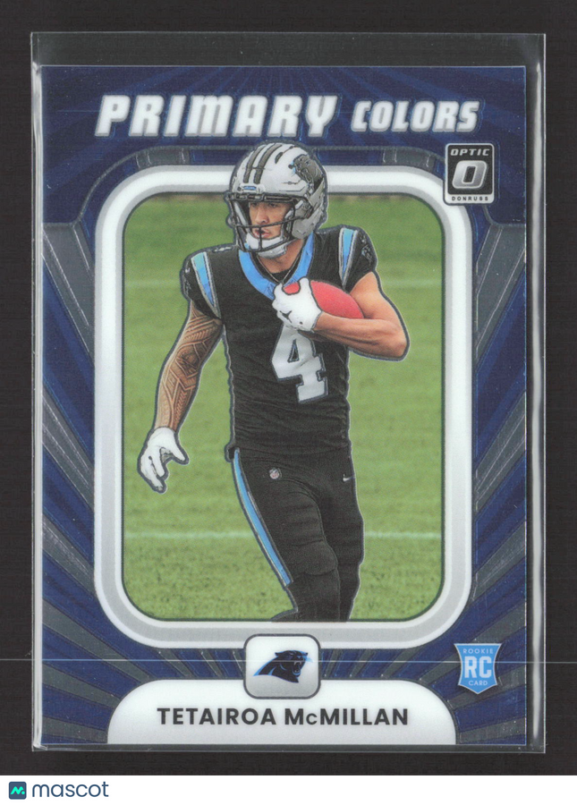 2025 Panini Donruss Optic Primary Colors Tetairoa McMillan #7 RC