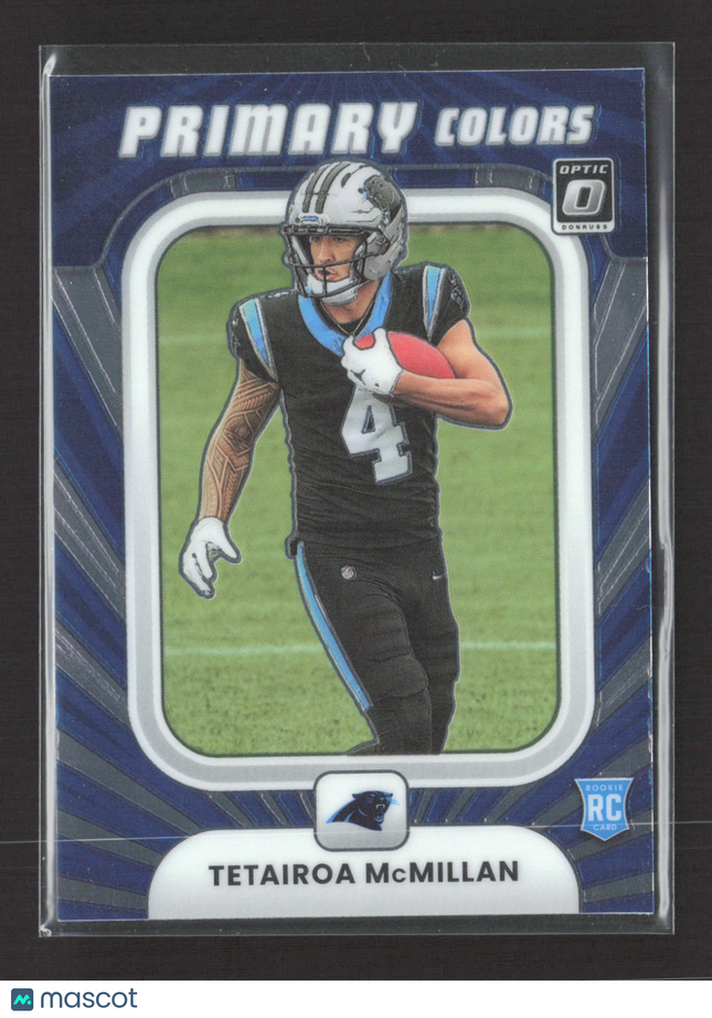 2025 Panini Donruss Optic Primary Colors Tetairoa McMillan #7 RC