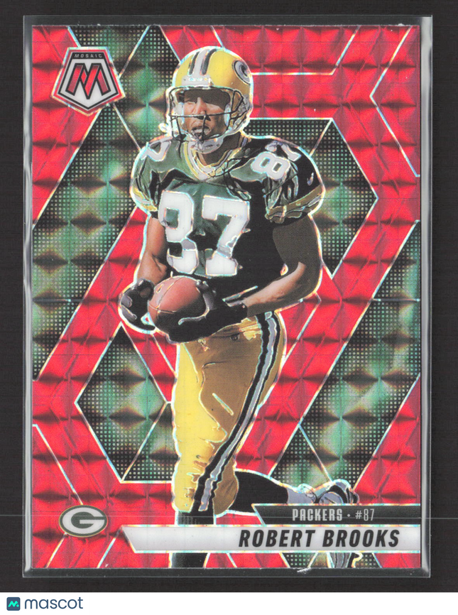 2025 Panini Mosaic Prizm Robert Brooks #6 Red
