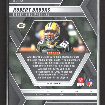 2025 Panini Mosaic Prizm Robert Brooks #6 Red