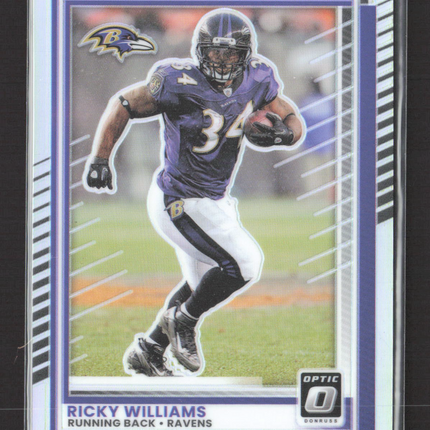2025 Panini Donruss Optic Football Ricky Williams #126 silver