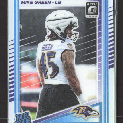 2025 Panini Donruss Optic Prizm Mike Green #250 holo