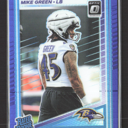 2025 Panini Donruss Optic Mike Green #250 blue